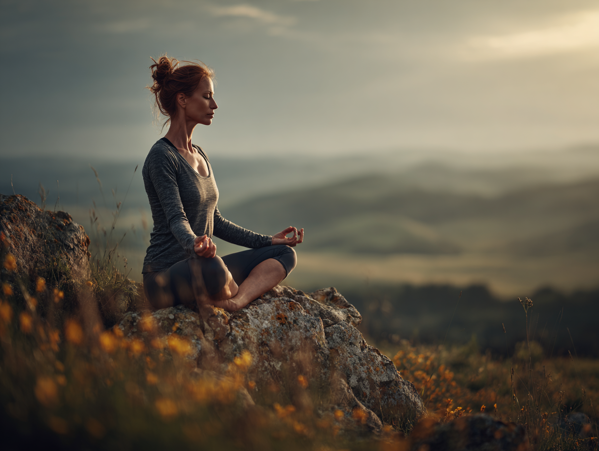 Група людей різного віку практикує йогу в студії